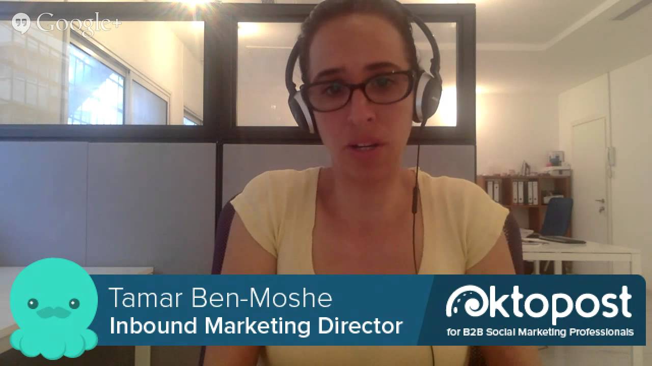 Oktopost:  Inbound Marketing Director Tamar Ben-Moshe * WTTV 1.19