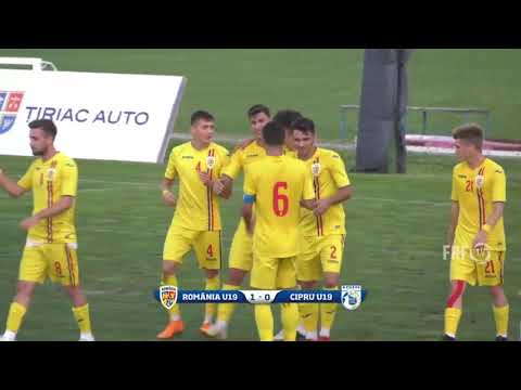 Golul marcat de Jovan Markovic în România U-19 - Cipru U-19 1 - 0