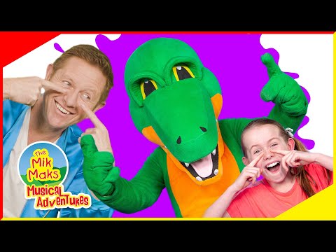 Bruce The Hairy Crocodile | Educational Kids Songs and Nursery Rhymes | The Mik Maks