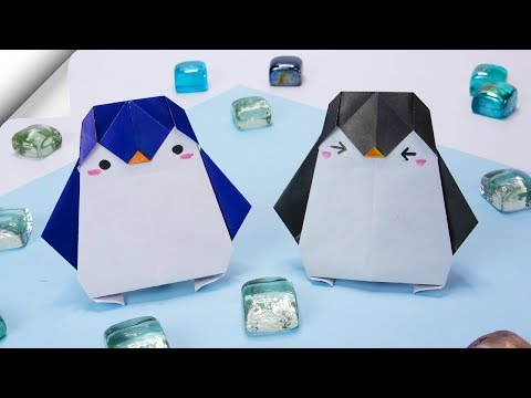 DIY christmas How to make paper penguin Easy paper crafts