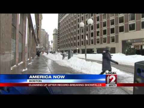 Boston-area public transit system tested during snowstorms