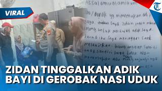 ISI SURAT ZIDAN! Bocah SD yang Tinggalkan Adik Bayinya di Gerobak Nasi Uduk di Pasar Minggu Jaksel