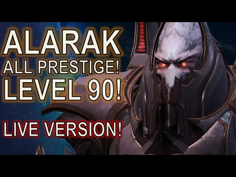 Level 90 Alarak Prestige! ALL Talents! [Starcraft II Co-Op]