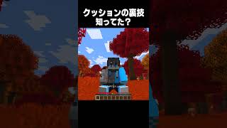 クッション裏技知ってた？？  #minecraft