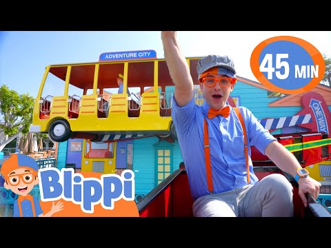Blippi's Amusement Park Adventure! | 40 MIN of Blippi Educational Videos for Kids