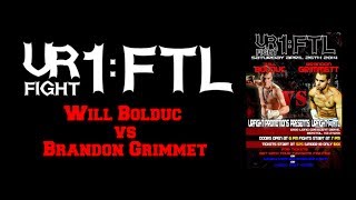 preview picture of video 'UrFight 1 Will Bolduc vs Brandon Grimmet'