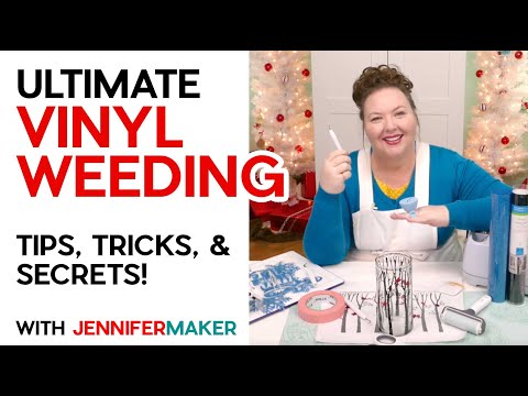 The Best Vinyl Weeding Tips, Tricks, and Secrets + a No-Weed Hack!!