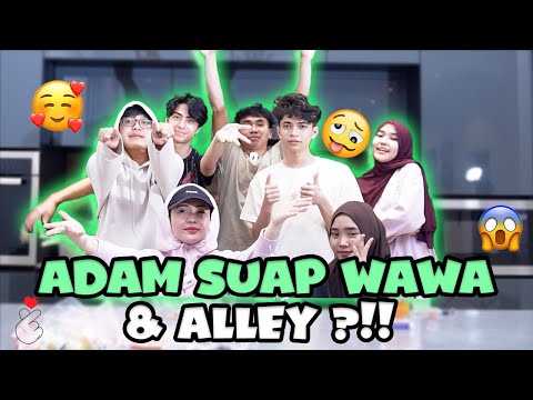 ADAM SUAP WAWA & ALLEY ?!! // MUKBANG JAJAN LEGEND