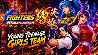 【TAS】The King of Fighters '98: Ultimate Match Hero - Young Teenage Girls Team - Athena\Kasumi\Leona