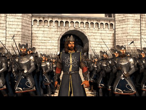 The Battle For Dol Amroth | Aragorn Vs. Sauron | 15,000 Unit Lord Of The Rings Battle