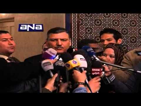 نبيل العربي يلتقي رئيس الوزراء السوري المنشق رياض حجاب