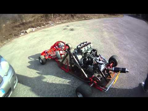 crazy monster kart bike engine!