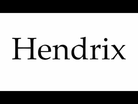 How to Pronounce Hendrix