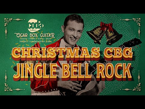 Cigar Box Guitar Christmas! How to play Jingle Bell Rock - easy & full versions