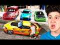 ROBANDO TODOS Los COCHES DEPORTIVOS De GTA 5 Película