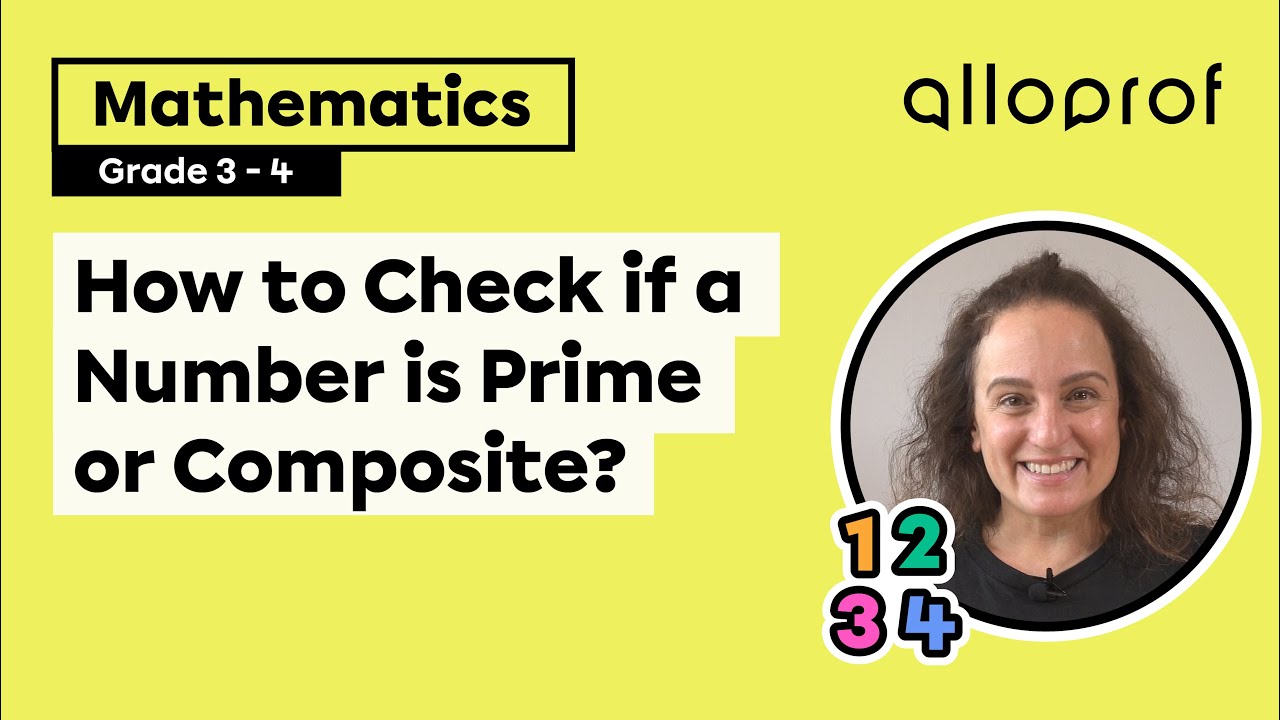 How to Check if a Number is Prime or Composite? (Grades 3 - 4)
