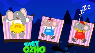 Max and Mini feeling Very Sleepy 😴 | Baby Ozho Cartoon Rhymes and Kids Story