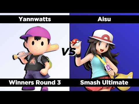 Super Smash QWERTZ #10 - Winners Round 3 - Yannwatts (Ness) vs. Aisu (Pokémon Trainer)
