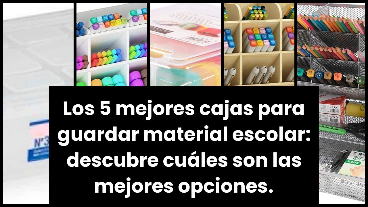 Watch 【CAJAS PARA GUARDAR MATERIAL ESCOLAR】 Now 【CAJAS PARA GUARDAR MATERIAL ESCOLAR】