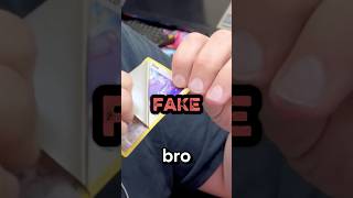 YOUR CARD IS FAKE! #shorts #pokemon