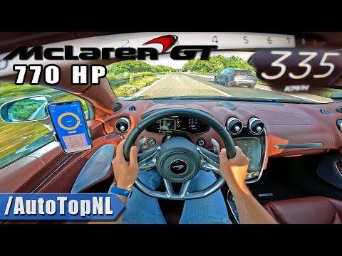 Thumbnail for 770HP McLaren GT *335km/h* on AUTOBAHN [NO SPEED LIMIT] by AutoTopNL by McLaren GT
