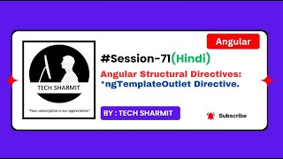 ngTemplateOutlet in angular | Angular Directives in Hindi (Session-71)