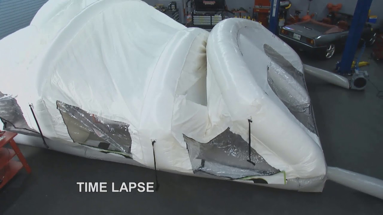 Portable Paint Booth and Motorhead Garage