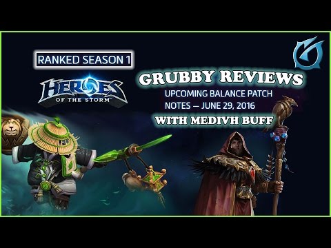 Grubby | Heroes of the Storm | Patch Notes Review - June 29th - Medivh & Leoric Buff (Anub Nerf)