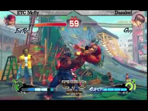 [USF4] ETC Mcfly (Evil Ryu) Vs Dasakof (Guy) FT3 Dojo ETCCHILE