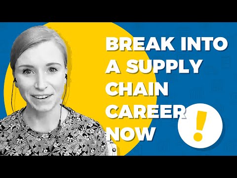 How do people get into a supply chain career?
