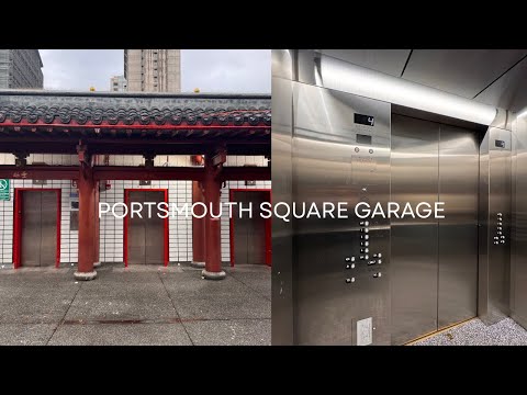 Modded! Dover Traction Elevators - Portsmouth Square Garage in San Francisco, CA.