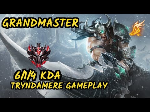 foggedftw2 (TRYNDAMERE) vs SWAIN - 6/1/4 KDA MID GAMEPLAY - NA Ranked GRANDMASTER