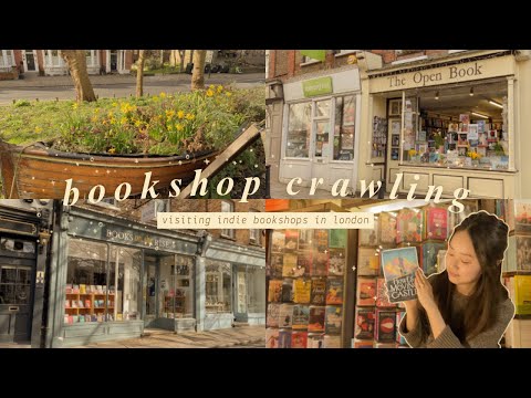 london bookshop crawl vlog 🇬🇧 mini book haul & reading in cafés 🍰