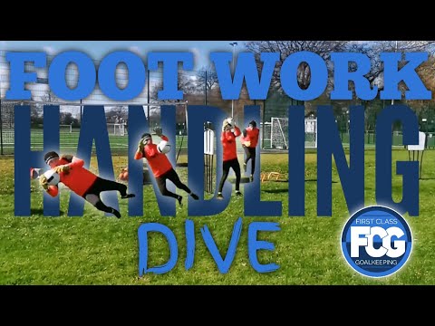 FCG DRILLS | Goalkeeper Training Movement Handling and Diving Saves | double saves #Shorts