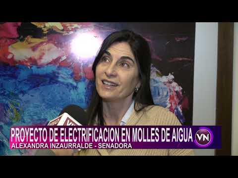Electrificación en Molles de Aiguá.