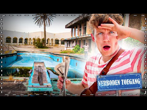 ik ben in de SPOOKSTAD van AFRIKA.. (Verlaten Hotels & Pretpark)