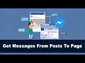 How To Get Messages From Posts On Facebook Pages