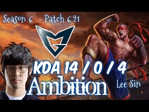 SSG Ambition LEE SIN vs KHA'ZIX Jungle - Patch 6.21 NA Ranked