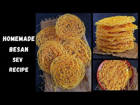 Let’s learn to make a No-fail market-style Besan Sev recipe