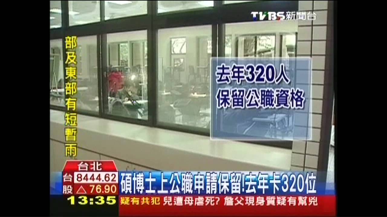 碩博士保留公職 5年hold卡位擬縮短