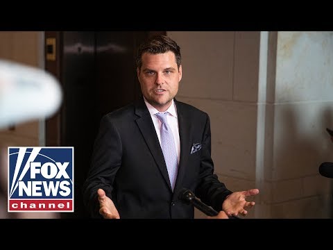 馬特-蓋茨被踢出彈劾調查聽證會。 (Matt Gaetz kicked out of impeachment inquiry hearing)