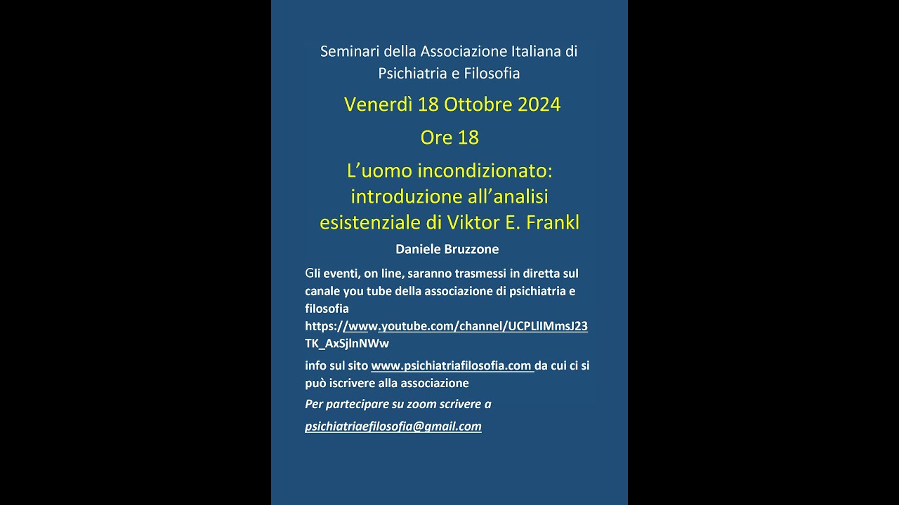 Daniele Bruzzone : L'uomo incondizionato introduzione all'analisi esistenziale di V.E.Frankl