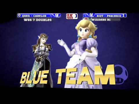 WSS 7 Dubs - Quen + Cabelob (R) vs Riot and Peachkid (B) - SSB4 WR1 - Smash 4 - Smash for Wii U