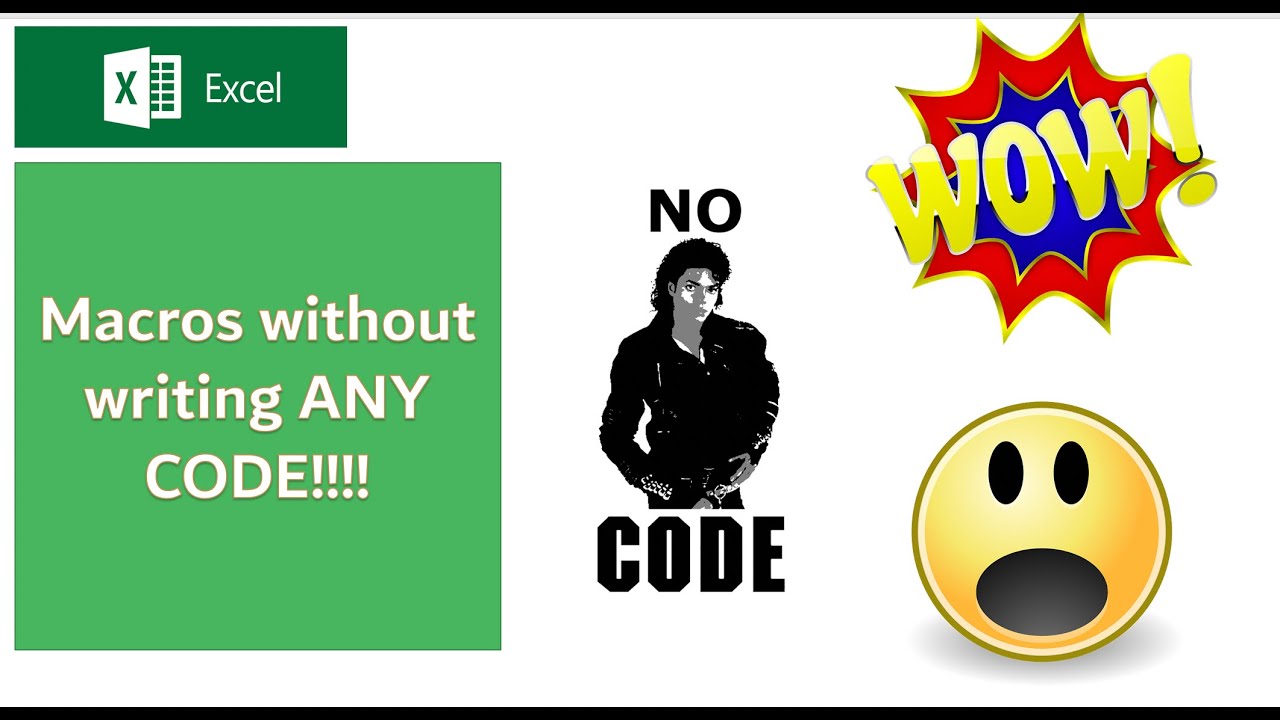 Create Macros WITHOUT CODING -Excel !! - AMAZING!!