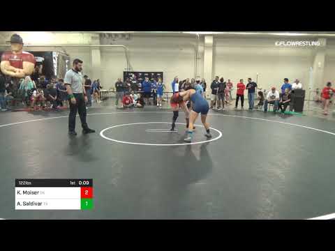 122 Lbs Consi Of 32 2 Kobie Moiser Team Oklahoma Vs Alexis Saldivar Team Texas