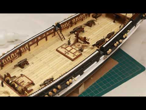 CUBIERTA-79- Como colocar cáncamos y cornamusas. HMS BEAGLE - Modelismo Naval