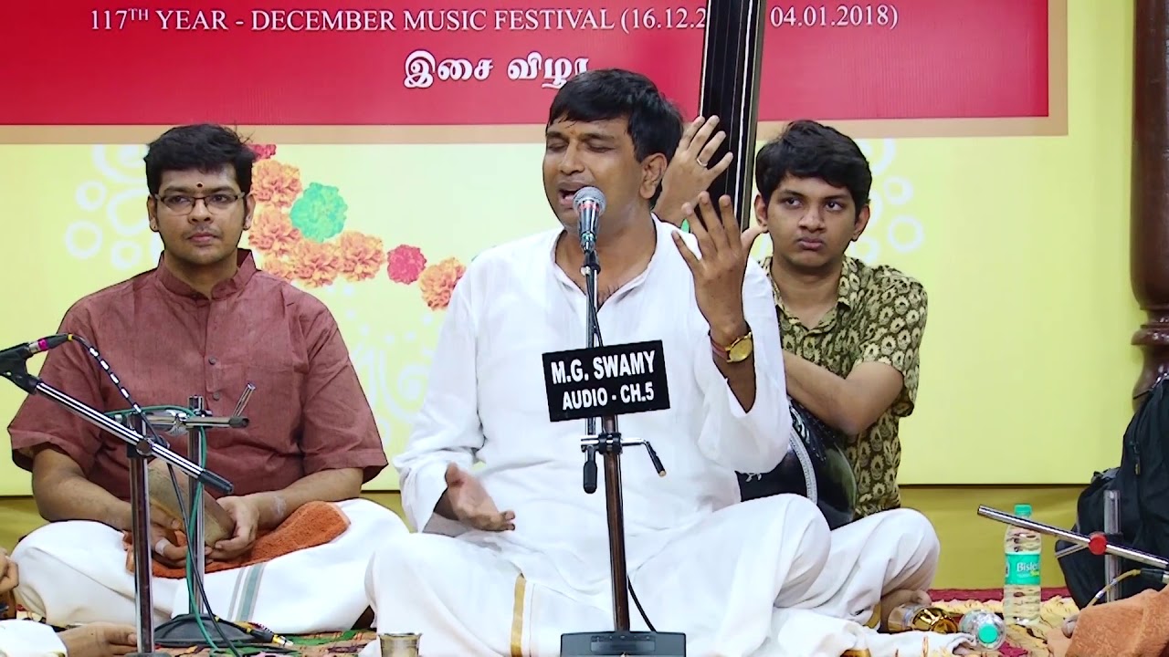G.Ravikiran l Carnatic Vocal l December Music Festival 2017 l Sri Parthasarathy Swami Sabha
