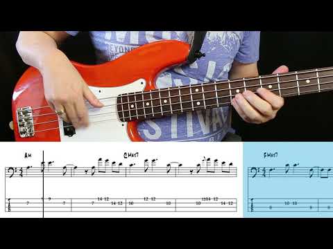 Shawn Mendes & Camila Cabello - Señorita (Bass cover with tabs)