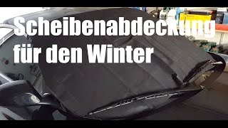 FREESOO Schneeschutz Scheibenabdeckung Auto Winter- Frontscheibenabdeckung  Auto
