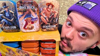 OP13 Tins Three Brothers TS02 Opening. Are They Worth It? The One Piece Card Game